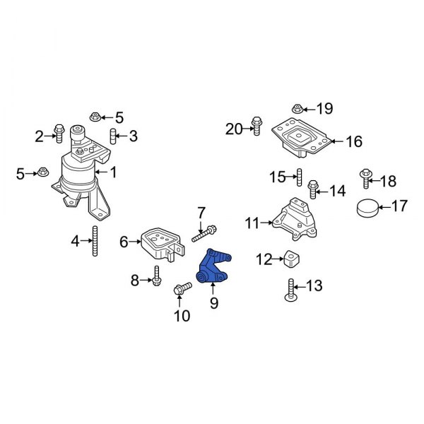 Engine Torque Strut Bracket