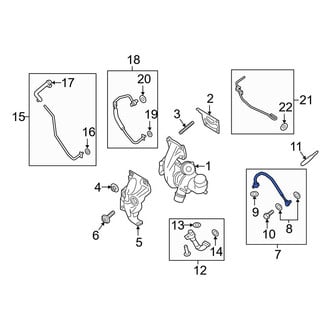 Ford OE - Turbocharger Oil Line