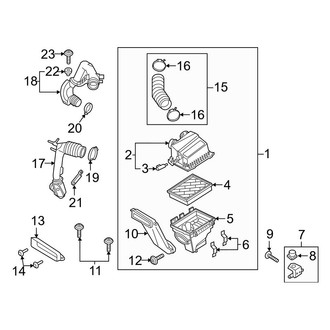 Ford OE - Air Filter and Housing Assembly
