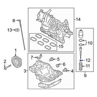 Ford OE - Engine Oil Filter Element O-Ring