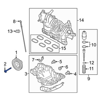Ford OE - Engine Crankshaft Pulley Bolt