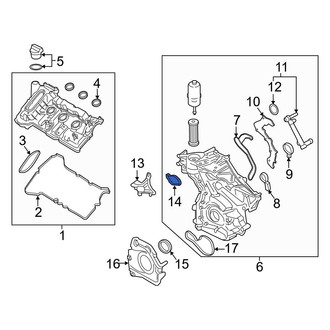 Ford OE - Engine Timing Cover Gasket