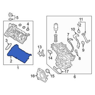 Ford OE - Right Inner Engine Valve Cover Gasket