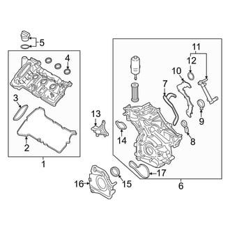 Ford OE - Engine / Transaxle - Valve & Timing Covers