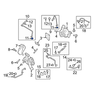Ford OE - Turbocharger Oil Line Gasket
