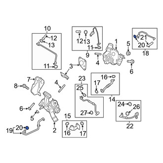 Ford OE - Turbocharger Oil Line Gasket