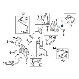 Ford OE - Turbocharger Nut