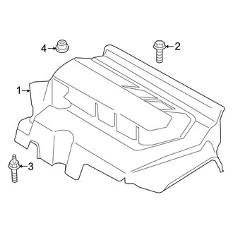 Ford OE - Engine / Transaxle - Engine Appearance Cover (2.7L)