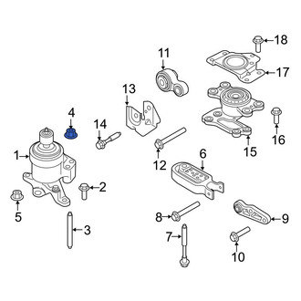 Ford OE - Engine Mount Nut