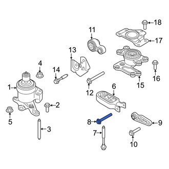 Ford OE - Engine Torque Strut Bolt