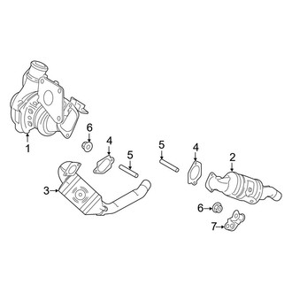 Ford OE - Exhaust System - Manifold (2.7L)