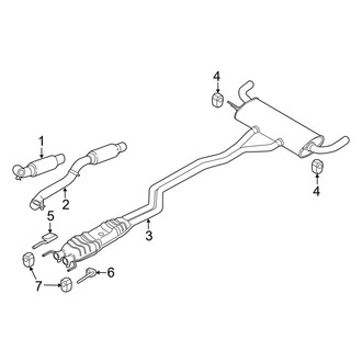 Ford OE - Exhaust System - Exhaust Components (2.7L)
