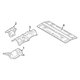 Ford OE - Exhaust System - Heat Shields (2.7L)