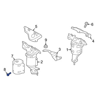 Ford OE - Catalytic Converter Heat Shield Bolt