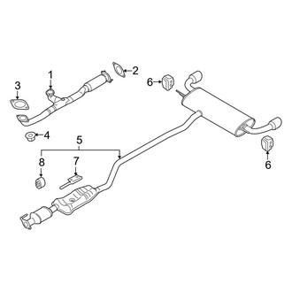 Ford OE - Exhaust System - Exhaust Components (3.5L)