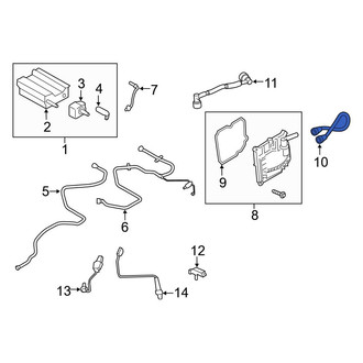 Ford OE - PCV Valve Hose