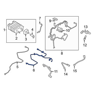 Ford OE - Evaporative Emissions System Lines