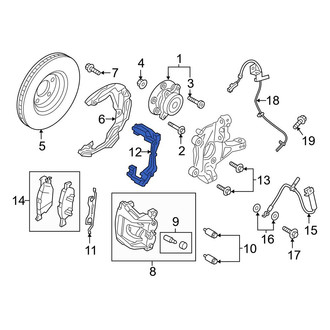 Ford OE - Front Disc Brake Caliper Bracket