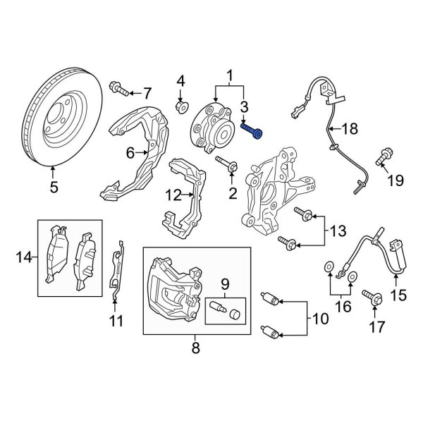 Wheel Lug Stud