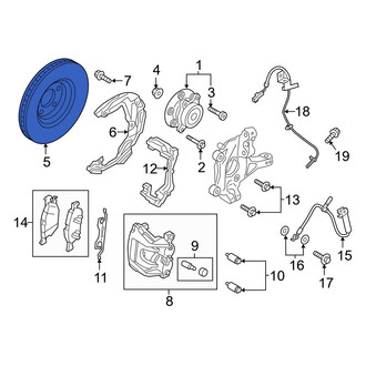 Ford OE - Front Disc Brake Rotor