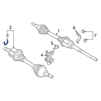 Ford OE - Front Left CV Axle Shaft Retaining Ring