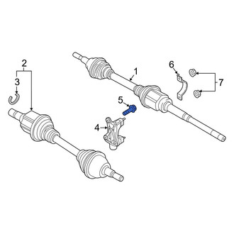 Ford OE - CV Axle Shaft Carrier Bearing Bolt