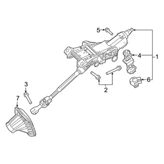 Ford OE - Steering Column Assembly (Manual Tilt/Slide, W/O Electronic Lock), (SE / SEL)