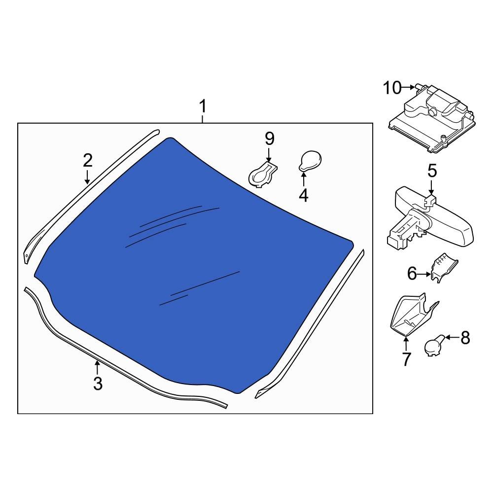 ford-oe-ft4z5803100c-front-windshield