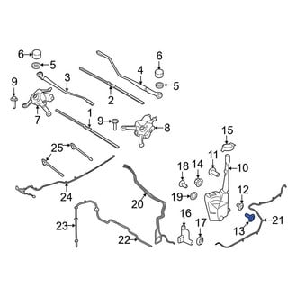Ford OE - Liftgate Finish Panel Screw
