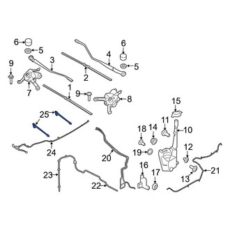 Ford OE - Front Windshield Washer Nozzle
