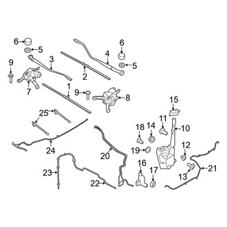 Ford OE - Windshield - Wiper & Washer Components