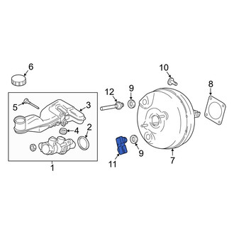 Ford OE - Power Brake Booster Vacuum Sensor