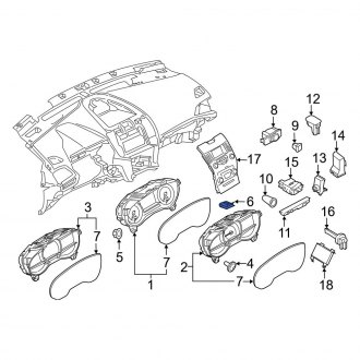 Ford OE - Glove Box Storage Compartment Nut