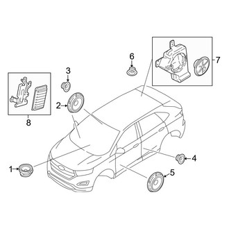 Ford OE - Instrument Panel - Sound System (Speakers & Amplifiers)