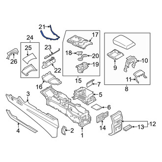 Ford OE - Console Trim Panel