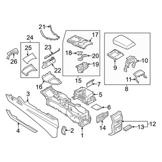 Ford OE - Console (Console & Trim)
