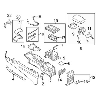 Ford OE - Console (Console & Trim)