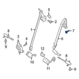Ford OE - Seat Belt Lap and Shoulder Belt Bolt