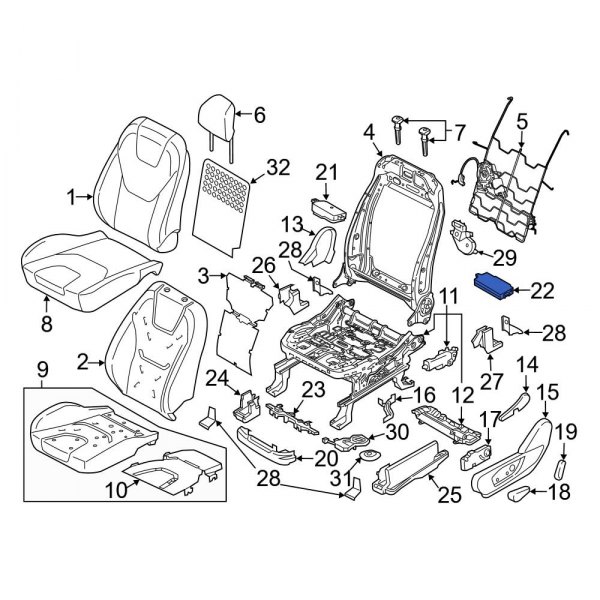 Seat Memory Control Module