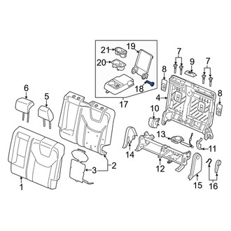 Ford OE - Seat Armrest Bolt
