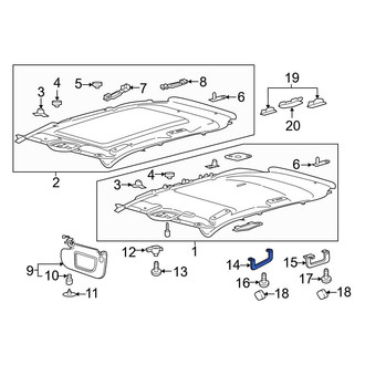 Ford OE - Front Interior Grab Bar