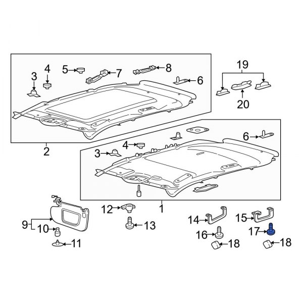 Interior Grab Bar Screw