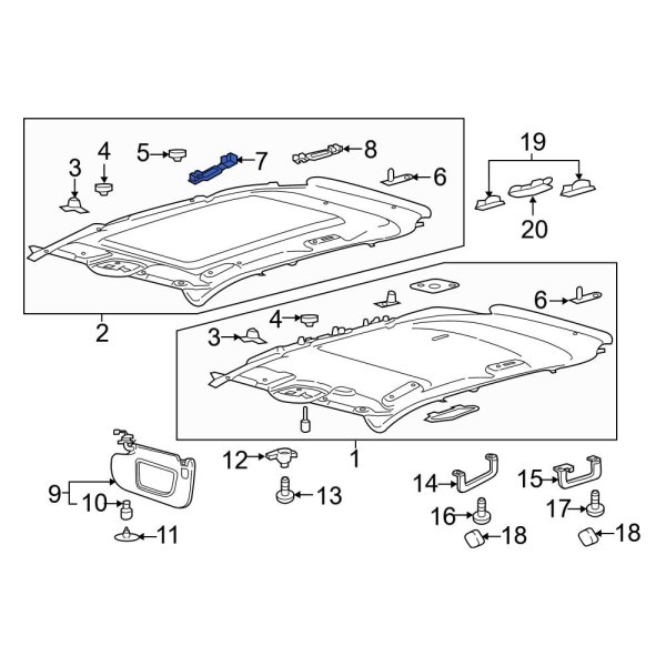 Headliner Spacer