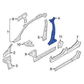 Ford OE - Right Body B-Pillar Reinforcement