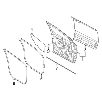 Ford OE - Front Door - Door & Components