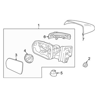Ford OE - Front Door - Outside Mirrors