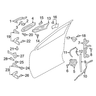 Ford OE - Front Door - Lock & Hardware