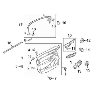 Ford OE - Front Door - Interior Trim