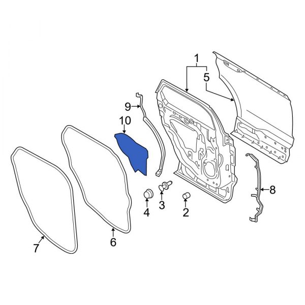 Door Water Deflector