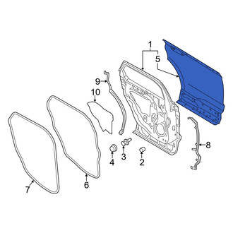 Ford OE - Rear Right Outer Door Outer Panel